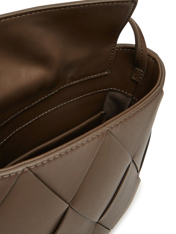 Calvin Klein Calvin Klein Torebka Ck Woven Square Crossbody K60K612991 Brązowy