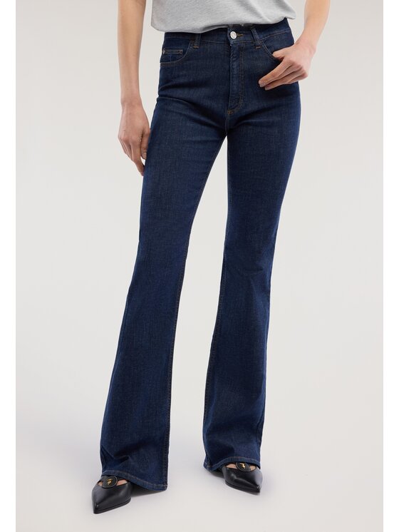 Trussardi Trussardi Jeansy P4419000338N0DB Niebieski Flare Fit