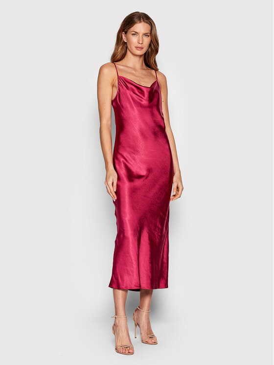 Marella Marella Rochie cocktail Origan 32262828 Roșu Regular Fit