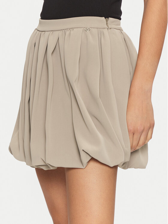 Please Please Minigonna G0MJCSI000 Beige Regular Fit
