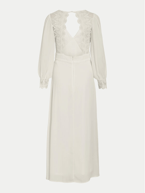 Vila Vila Vestito estivo Dani 14098599 Bianco Regular Fit