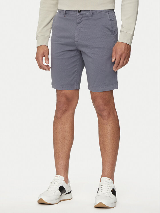 Boss Pantalon scurți din material Chino-Slim-Shorts 50513035 Albastru Slim Fit