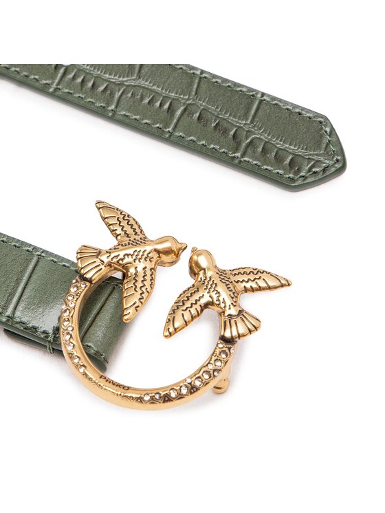 PINKO Pinko Дамски колан Love Croco H2 Belt AI 22-23 PLT01 1H213V A051 Зелен