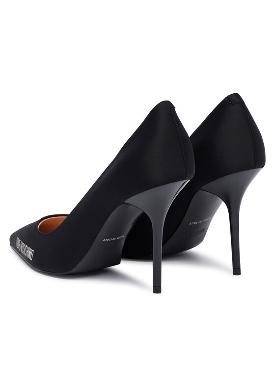 LOVE MOSCHINO LOVE MOSCHINO Čevlji z visoko peto JA10299G0NIM0000 Črna