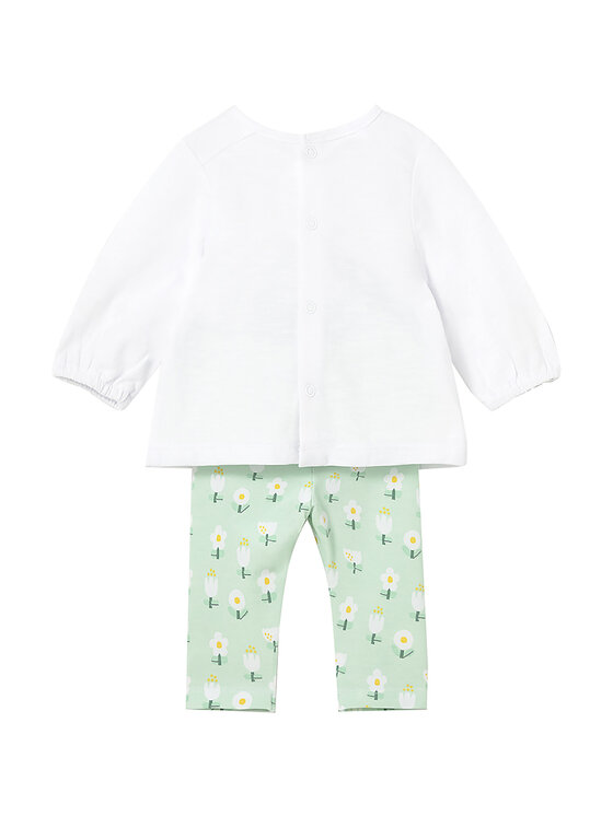 Mayoral Mayoral Completo maglietta e leggings 1741 Verde Regular Fit