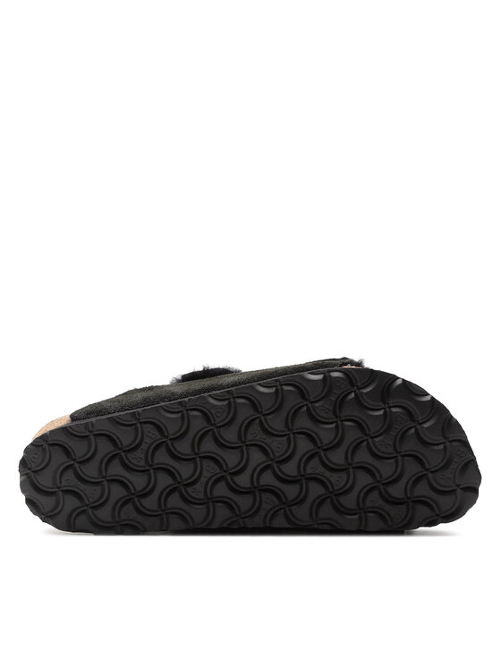 Birkenstock Birkenstock Klapki Arizona Shearling 0752663 Czarny