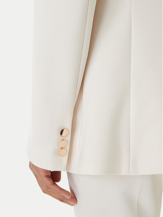 Fracomina Fracomina Σακάκι FR26SJ2001W42901 Εκρού Regular Fit