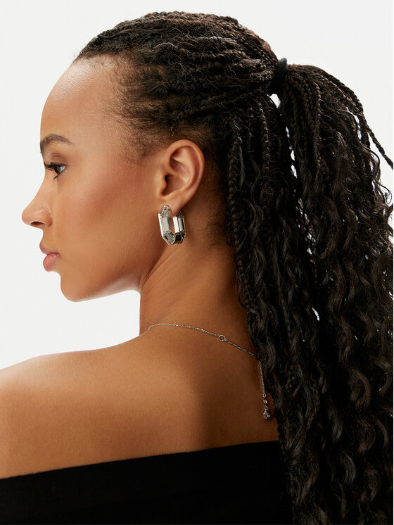 Swarovski Swarovski Auskarai Hyperbola 5696289 Sidabrinė