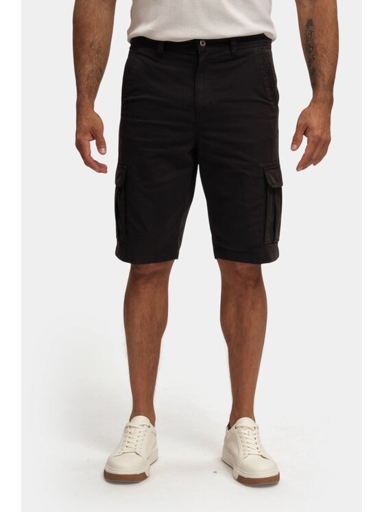 Mustang Mustang Pantaloncini di tessuto Style Houston Nero Loose Fit