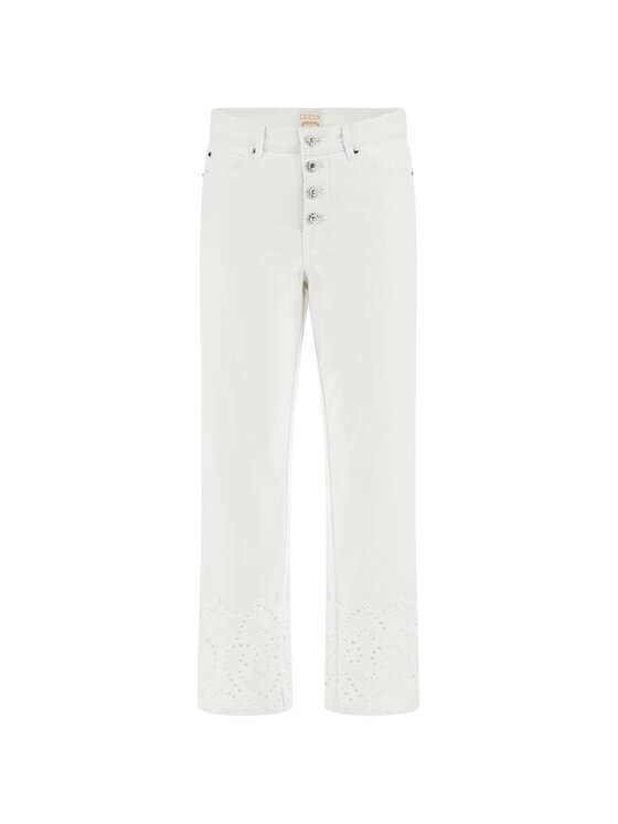 Guess Guess Τζιν 163125 Λευκό Straight Fit