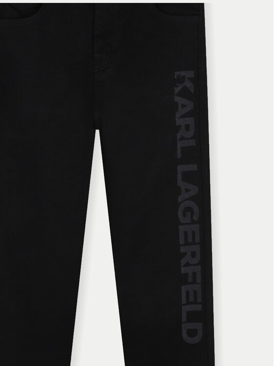 Karl Lagerfeld Kids Karl Lagerfeld Kids Джинси Z30268 D Чорний Slim Fit