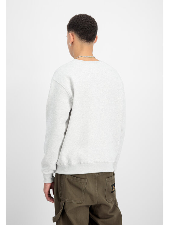 Alpha Industries Alpha Industries Bluza Basic Small Logo Sweatshirt Szary Regular Fit