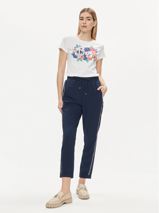 Liu Jo Liu Jo T-Shirt MA4340 JS923 Bílá Regular Fit