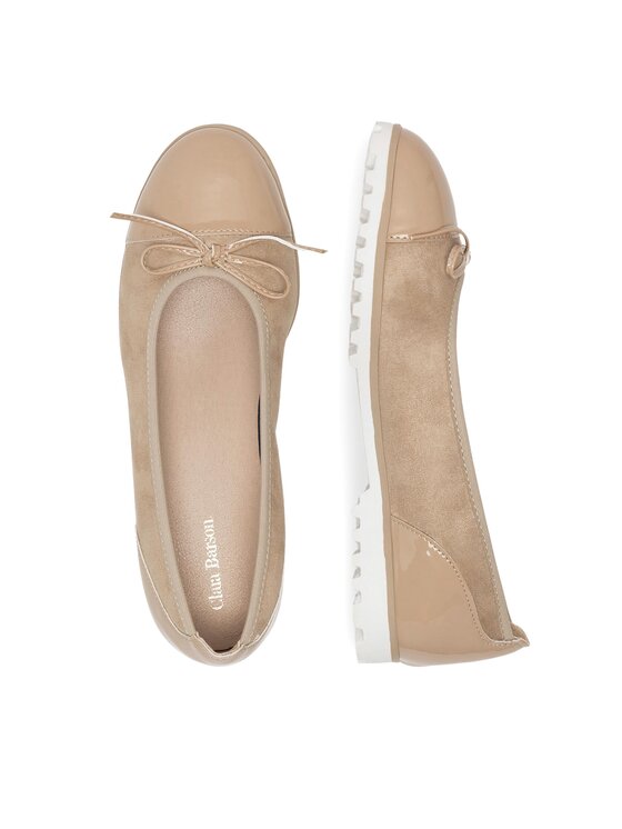 Clara Barson Clara Barson Ballerinas WYL3653-1 Beige