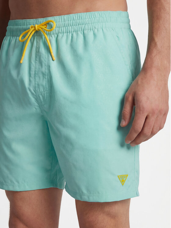Guess Guess Σορτς κολύμβησης F6GT26 WG2A2 Τυρκουάζ Regular Fit