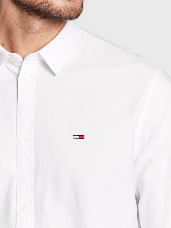 Tommy Jeans Tommy Jeans Srajca Classic Oxford DM0DM15408 Bela Classic Fit