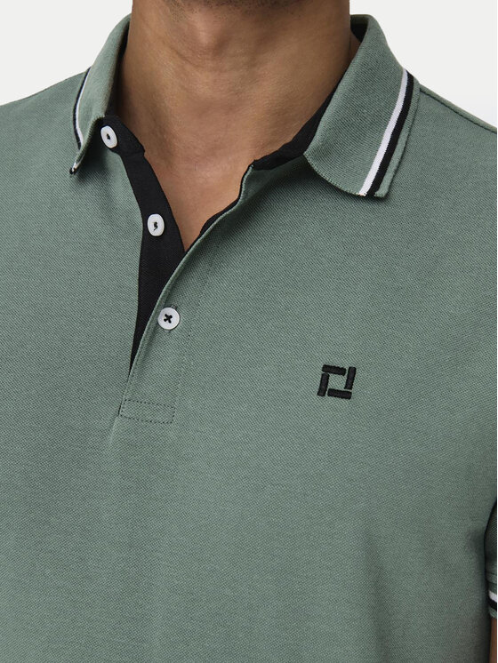 Only & Sons Only & Sons Polo Fletcher 22024827 Zelena Regular Fit
