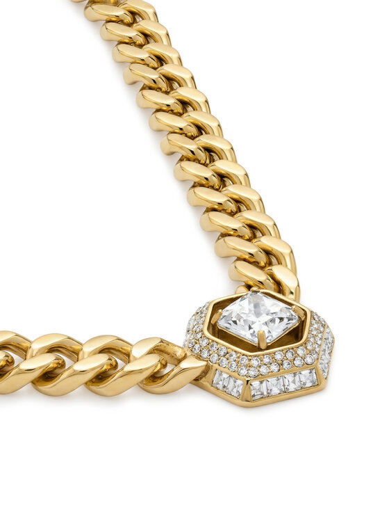 Guess Guess Ogrlica JUBN06 185JW Zlatna