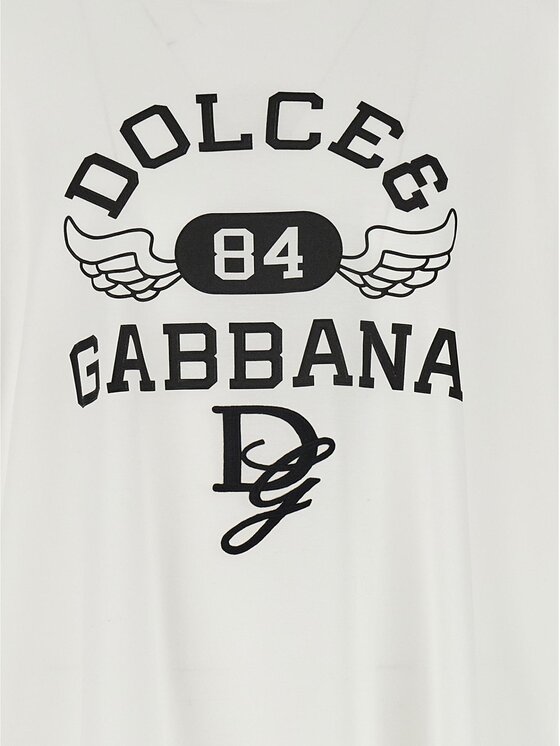 Dolce&Gabbana Dolce&Gabbana T-Shirt G8PN9Z Biały Regular Fit