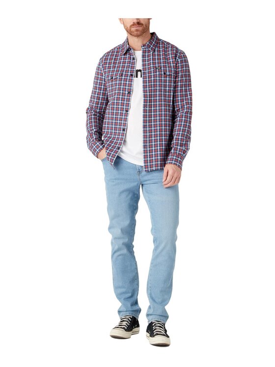 Wrangler Wrangler Jeans W12SHN42N Celeste Slim Fit