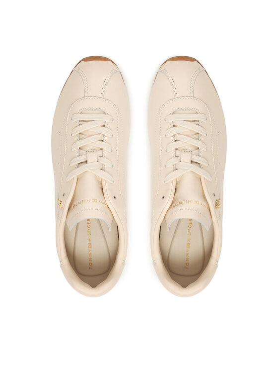 Tommy Hilfiger Tommy Hilfiger Sneakersy Th Low Profile Runner FW0FW08951 Écru