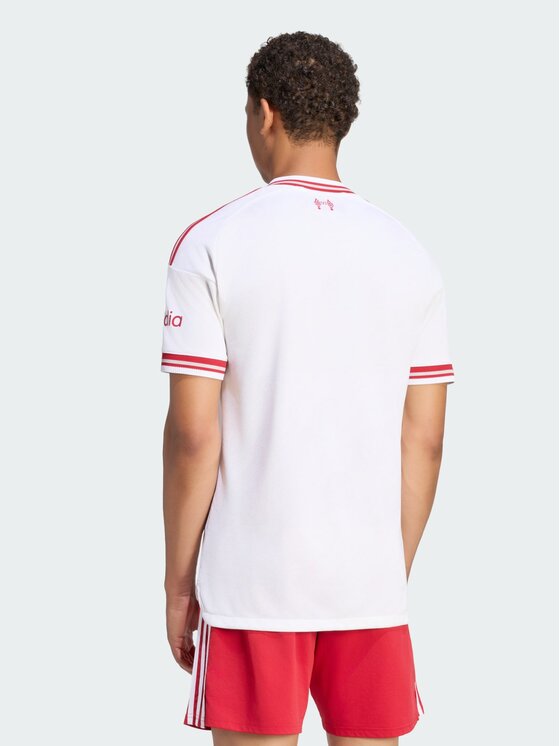 adidas adidas Koszulka techniczna 171857 Biały Slim Fit