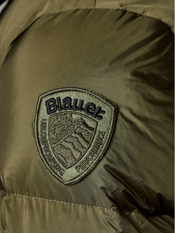 Blauer Blauer Pernata jakna 23WBLUK03009 Zelena Regular Fit