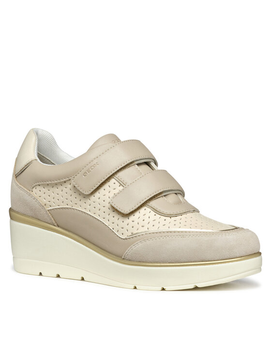 Geox Geox Sneakersy D Ilde D55RAA 05422 C1SH6 Beżowy