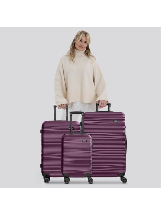 Redolz Redolz Komplet walizek 296288 Czerwony