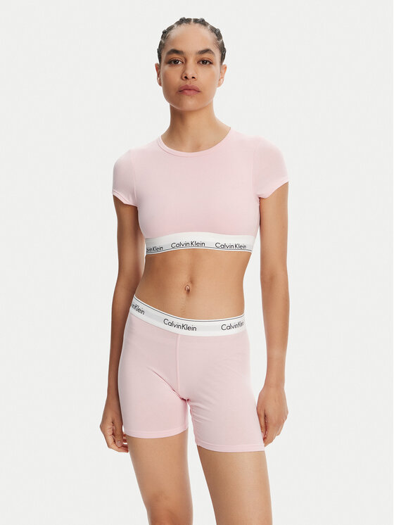 Calvin Klein Underwear Calvin Klein Underwear T-shirt LV00QF7213 Ružičasta Slim Fit