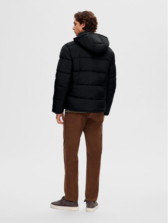 Selected Homme Selected Homme Žieminė striukė Cooper 16089957 Juoda Regular Fit