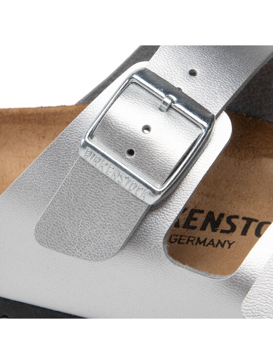 Birkenstock Birkenstock Klapki Arizona 1012282 Srebrny