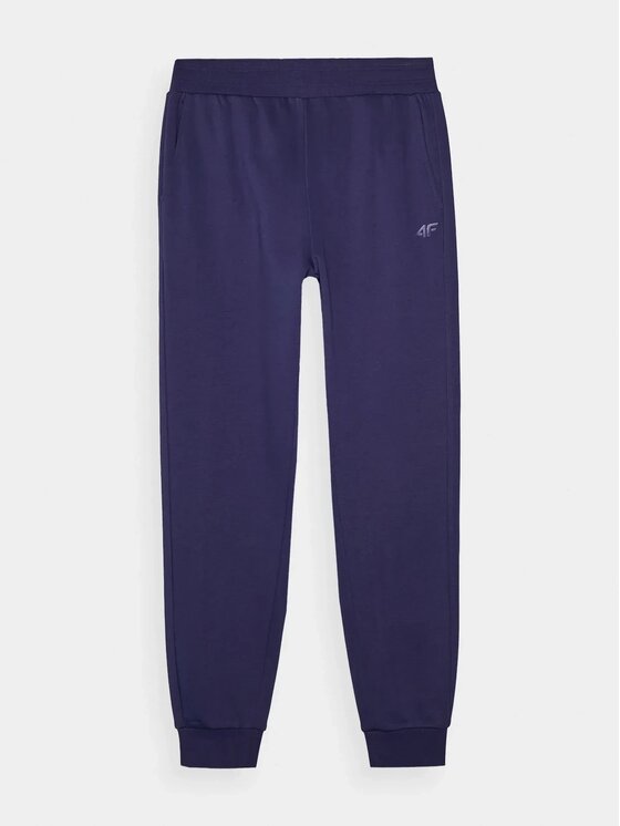 4F 4F Pantaloni da tuta 4FWMM00TTROM0943-31S Blu scuro Regular Fit