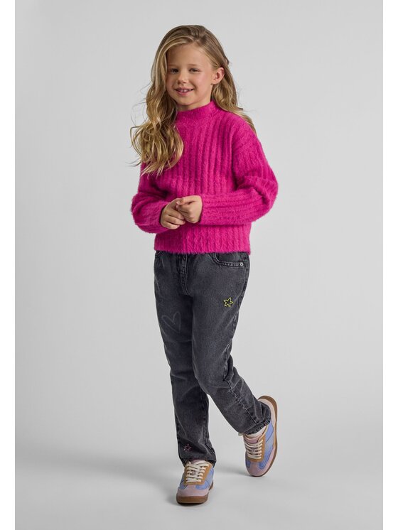minoti minoti Sweter 26KNIT45 Różowy Regular Fit