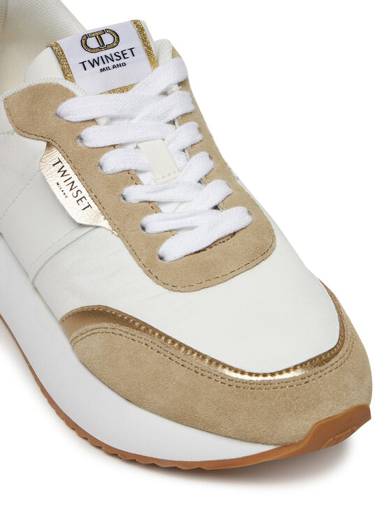 TWINSET TWINSET Sneakersy 251TCP022 Biały