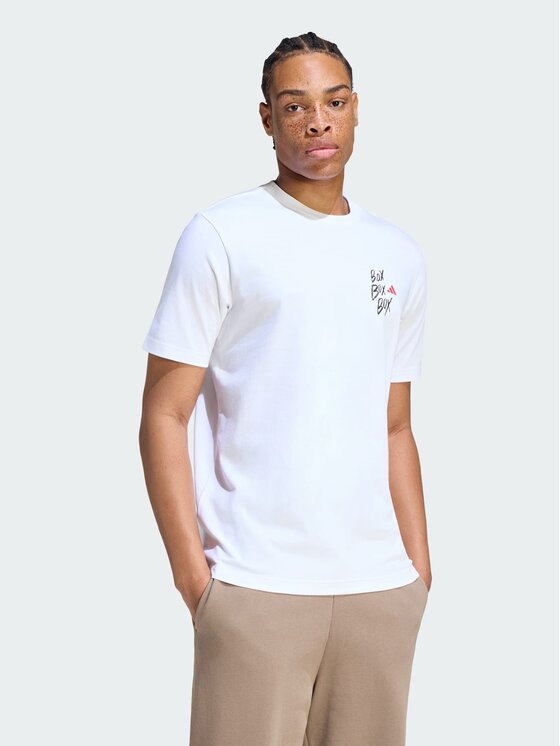 adidas adidas T-Shirt 165156 Biały Regular Fit