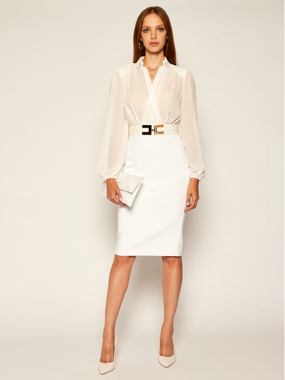 Gonna bianca elisabetta franchi online