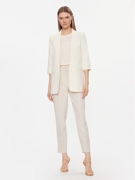 ONLY ONLY Marynarka Elly 15197451 Biały Regular Fit