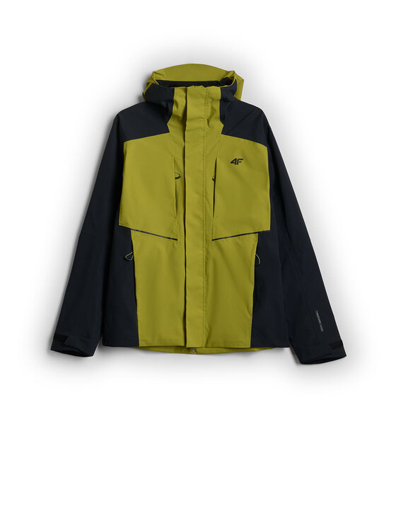 4F 4F Kurtka wielofunkcyjna BETWEEN LAYERS Khaki Regular Fit