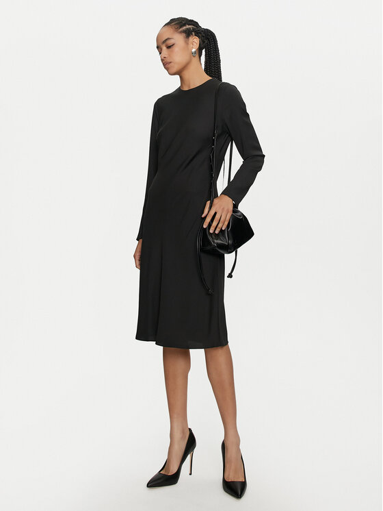 Calvin Klein Calvin Klein Φόρεμα καθημερινό K20K207683 Μαύρο Regular Fit