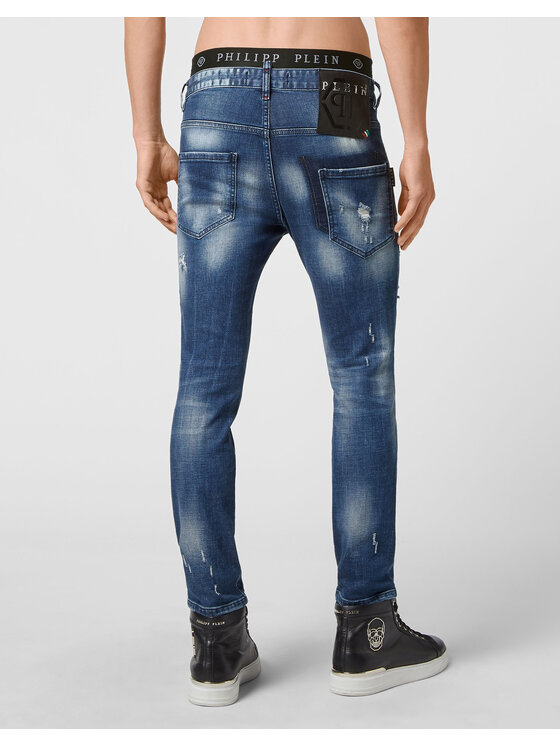 PHILIPP PLEIN PHILIPP PLEIN Jeansy 10359 Niebieski jasny Skinny Fit