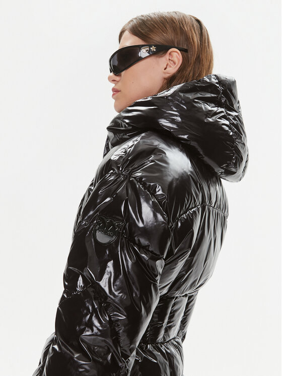 PINKO PINKO Geacă de iarnă Copyright 101595 A00N Negru Regular Fit