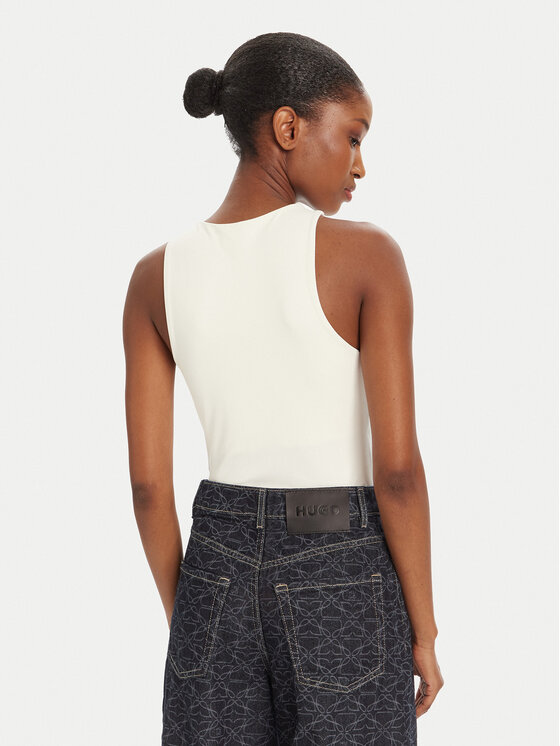 HUGO HUGO Bodijs Dasiel 50545196 Écru Slim Fit