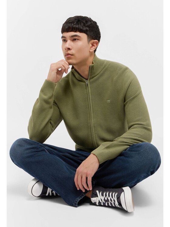 Mustang Mustang Maglione Escondido Verde Regular Fit