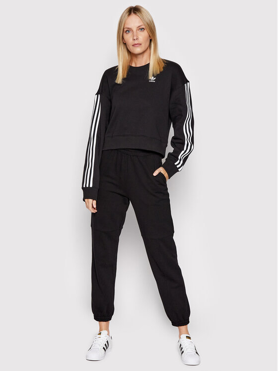 adidas adidas Μπλούζα adicolor Classics HC2064 Μαύρο Relaxed Fit