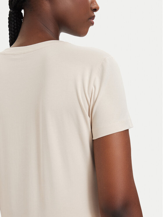 Guess Guess T-Shirt 182454 Μπεζ Classic Fit