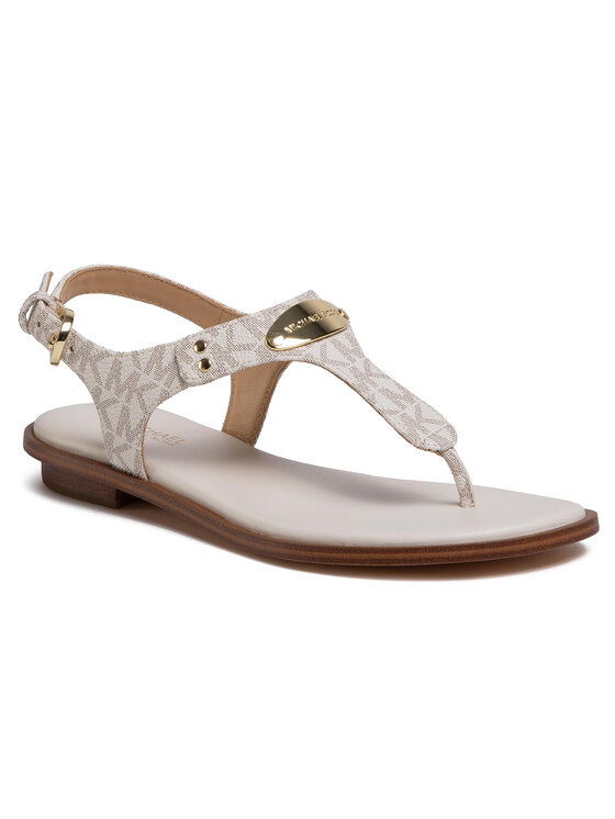 MICHAEL Michael Kors MICHAEL Michael Kors Sandali Mini Mk Logo 40R5MKFA1B Beige