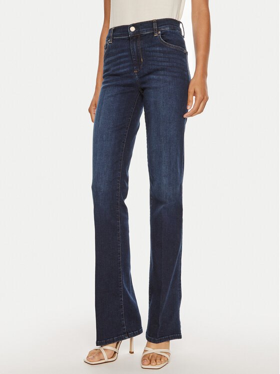 Liu Jo Džínsy UF4065 DS615 Tmavomodrá Bootcut Fit