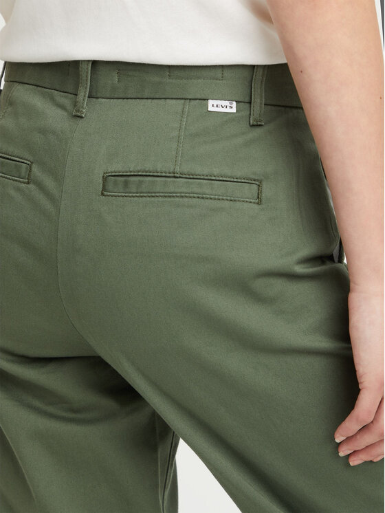 Levi's® Levi's® Chinosy Essential Chino A46730003 Zielony Straight Fit
