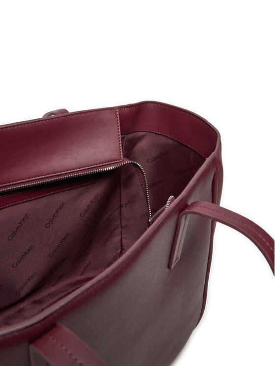 Calvin Klein Calvin Klein Τσάντα Refine Medium K60K612523 Μπορντό